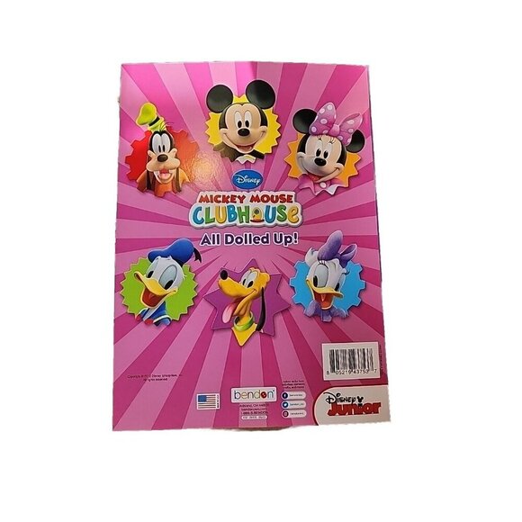 Mickey Mouse Clubhouse Big Fun Book To Color All Dolled Up! Minnie & Daisy - Picture 2 of 2